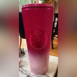 Starbucks ombré Rose Tumbler with Logo